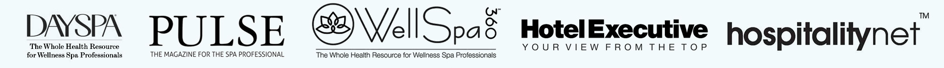 As seen in DaySpa Magazine, Pulse Magazine, WellSpa 360, Hotel Executive, Hospitality Net